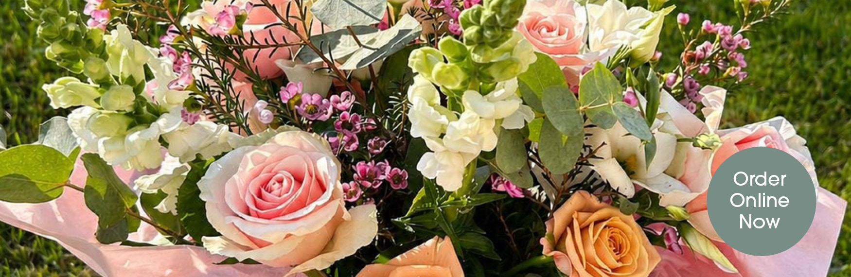 Seasonal bouquets from The Rustic Florist in Weston-super-Mare offering same-day delivery