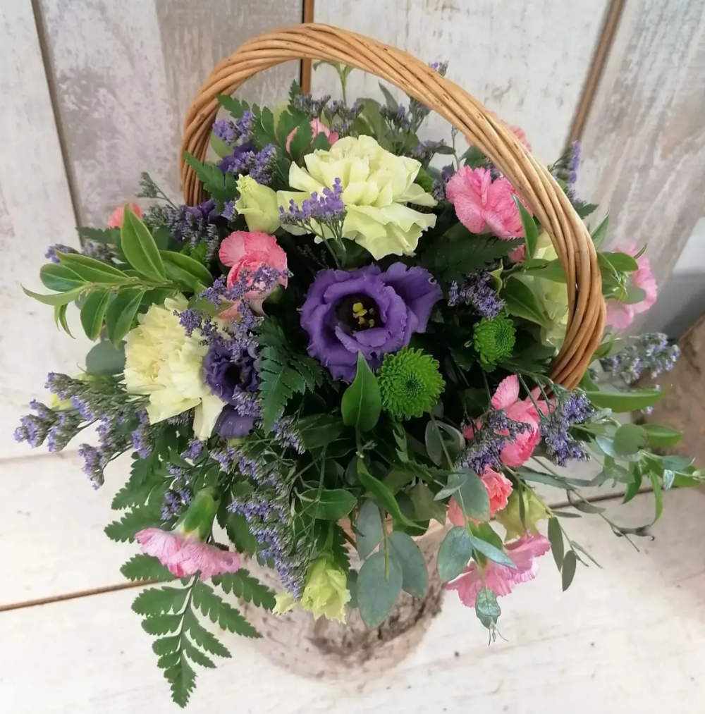 Rustic Meadow Basket